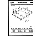 Kelvinator REC305CV1 cooktop parts diagram