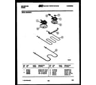 Kelvinator REC305CF1 broiler parts diagram