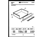 Kelvinator REC305CW1 drawer parts diagram