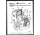 Kelvinator MH110F1UB cabinet and installation parts diagram