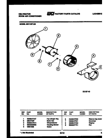 Air handling parts
