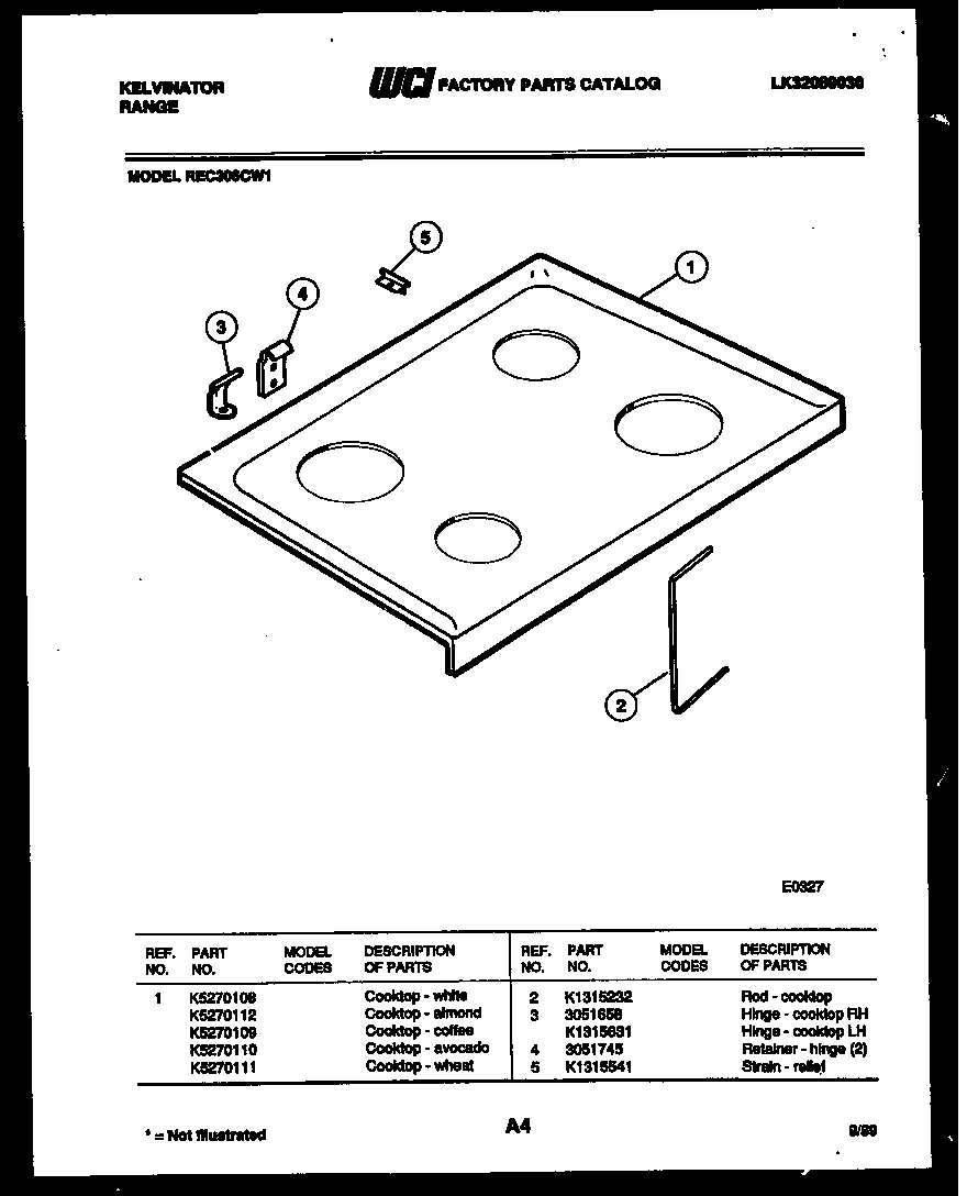 COOKTOP PARTS