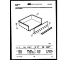 Kelvinator REC306CF1 drawer parts diagram