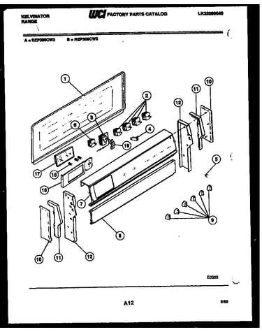 Backguard parts