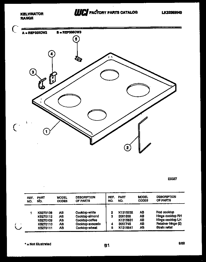 COOKTOP PARTS