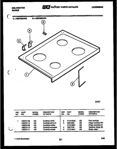 Cooktop parts