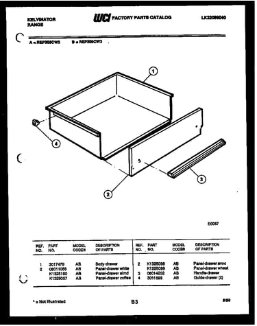 Drawer parts