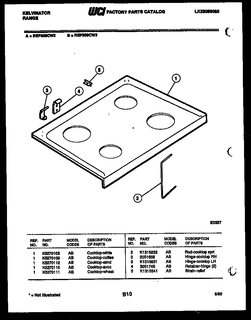 Cooktop parts