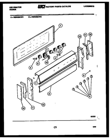 Backguard parts