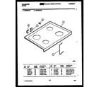 Kelvinator RER302CF1 cooktop parts diagram