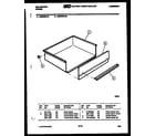 Kelvinator RER302CD2 drawer parts diagram