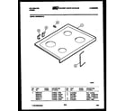 Kelvinator RER305GD0 cooktop parts diagram
