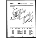 Kelvinator RER305GF0 door parts diagram
