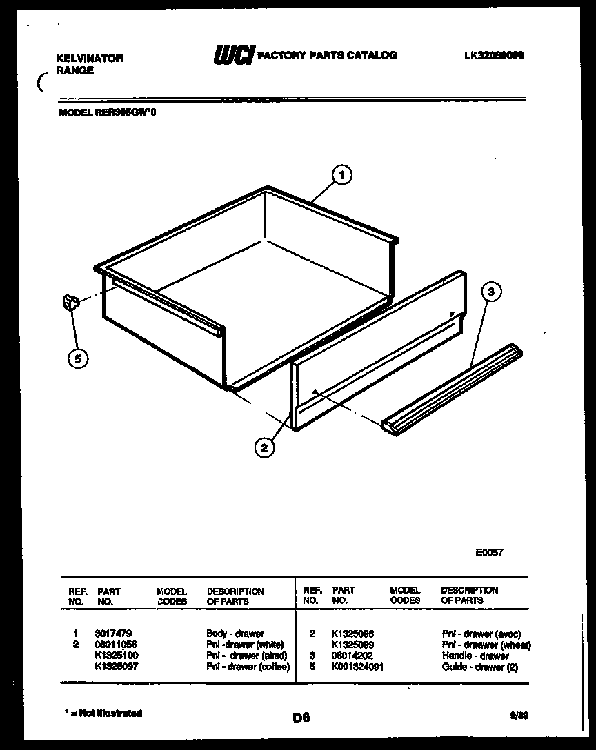 DRAWER PARTS