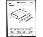 Kelvinator RER305GF0 drawer parts diagram