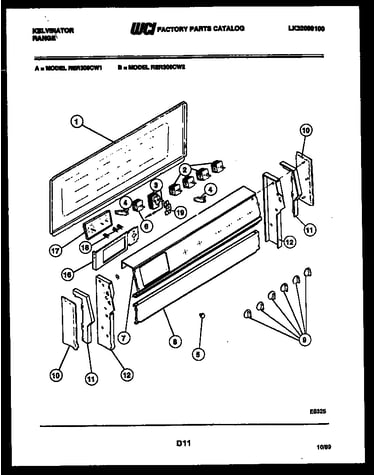 Backguard parts