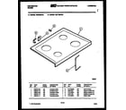 Kelvinator RER306CD1 cooktop parts diagram