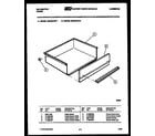 Kelvinator RER307CD1 drawer parts diagram