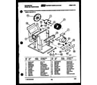 Kelvinator KAK107P1V1 electrical and air handling parts diagram