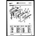 Kelvinator REC306GW0 door parts diagram