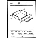 Kelvinator REC306GD0 drawer parts diagram