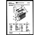 Kelvinator MH208G1QA cabinet parts diagram