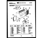 Kelvinator MH208G1QA cabinet and installation parts diagram