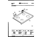 Kelvinator RER355GT0 cooktop parts diagram