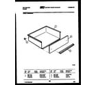 Kelvinator RER355GT0 drawer parts diagram