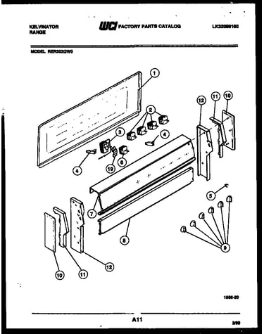 Backguard parts