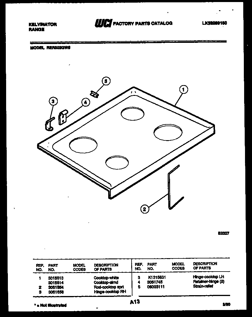 COOKTOP PARTS