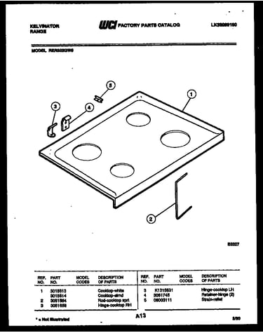 Cooktop parts