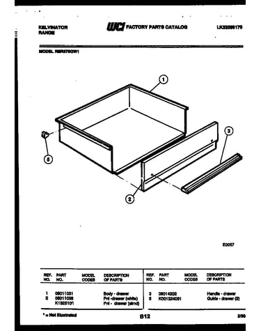 Drawer parts