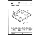 Kelvinator RER375GD2 cooktop parts diagram