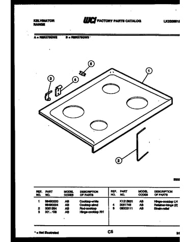 Cooktop parts