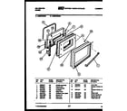 Kelvinator RER375GW2 door parts diagram