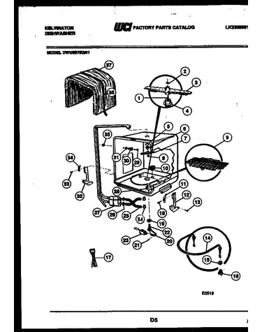 Inner tub parts