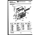 Kelvinator MH312G1QA cabinet parts diagram