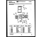 Kelvinator MH312G1QA cabinet and installation parts diagram