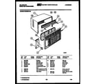 Kelvinator MH205G1QA cabinet parts diagram
