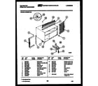 Kelvinator MH205G1QA cabinet and installation parts diagram