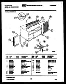 Cabinet and installation parts
