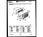 Kelvinator MH310F1QB cabinet parts diagram