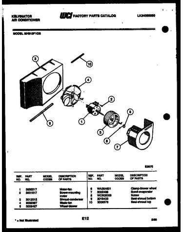 Air handling parts