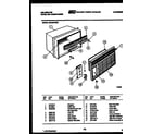 Kelvinator MH424F2SG cabinet parts diagram