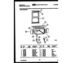 Kelvinator MH424F2SG cabinet and installation parts diagram