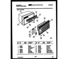 Kelvinator MH427G2SG cabinet parts diagram