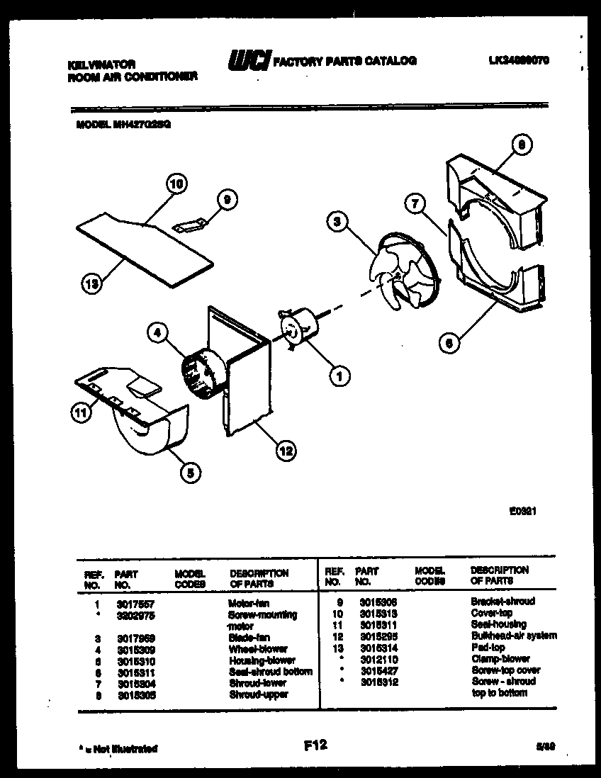 Air handling parts