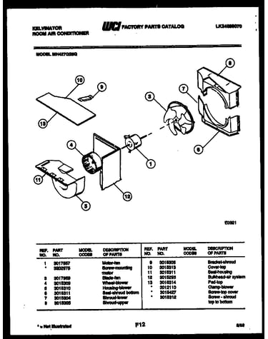 Air handling parts