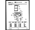 Kelvinator MH427G2SG cabinet and installation parts diagram